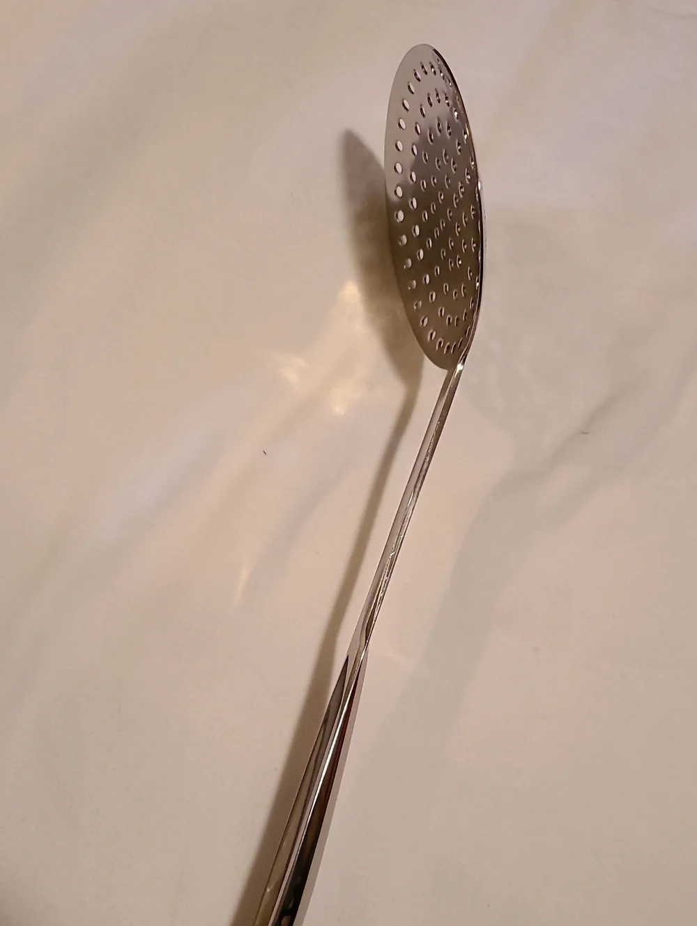 All-Clad Stainless Steel Skimmer 13-inch For Straining Stocks Soup Liquid